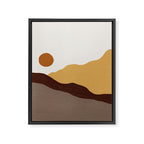 Acrylic Landscape #3 Framed Canvas Print Gallery Image 6