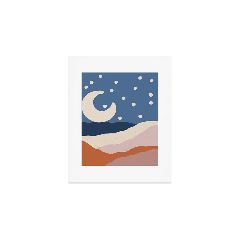 Acrylic Landscape #4 Art Print Gallery Image 1