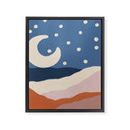 Acrylic Landscape #4 Framed Canvas Print Gallery Image 6
