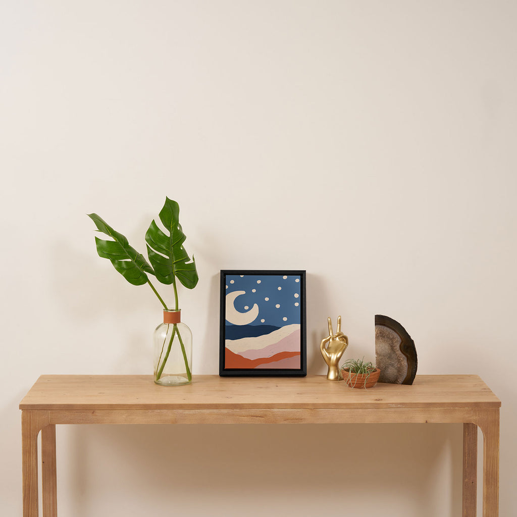 Acrylic Landscape #4 Framed Canvas Print Gallery Image 4