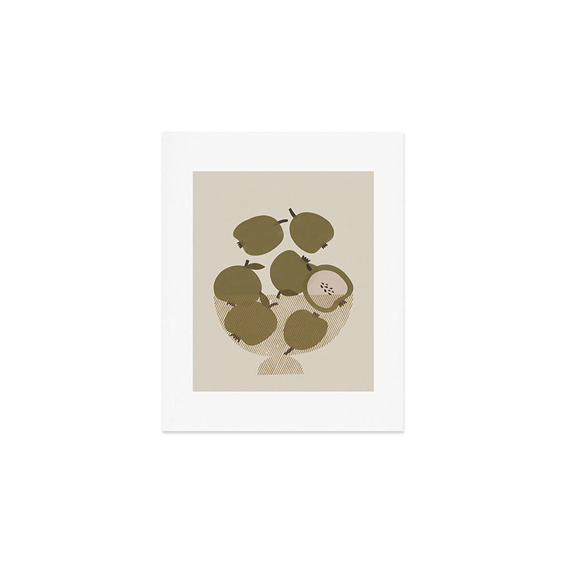 Apple Bowl Art Print Gallery Image 1