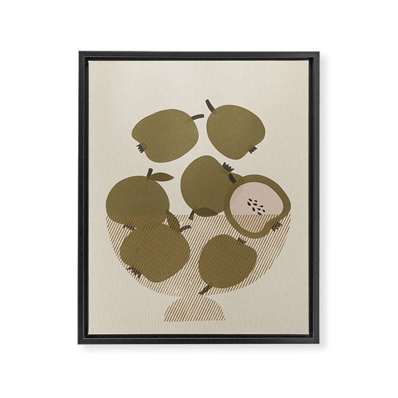 Apple Bowl Framed Canvas Print Gallery Image 8