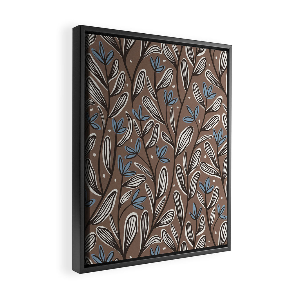 Autumn Florals #1 Framed Canvas Print Gallery Image 2