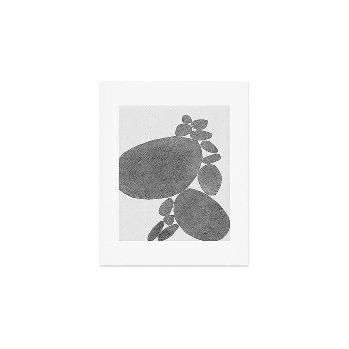 Balancing / Gray on White Art Print Gallery Image 1