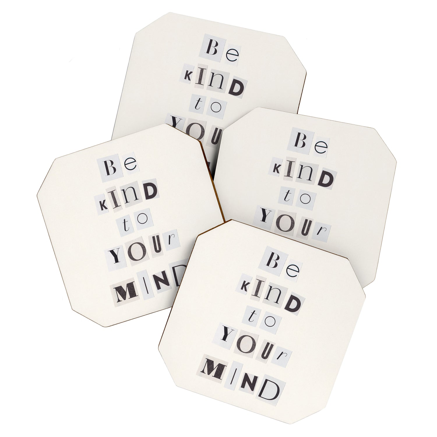 Be kind to your mind / Daily Reminder #5 Coaster Gallery Image 1