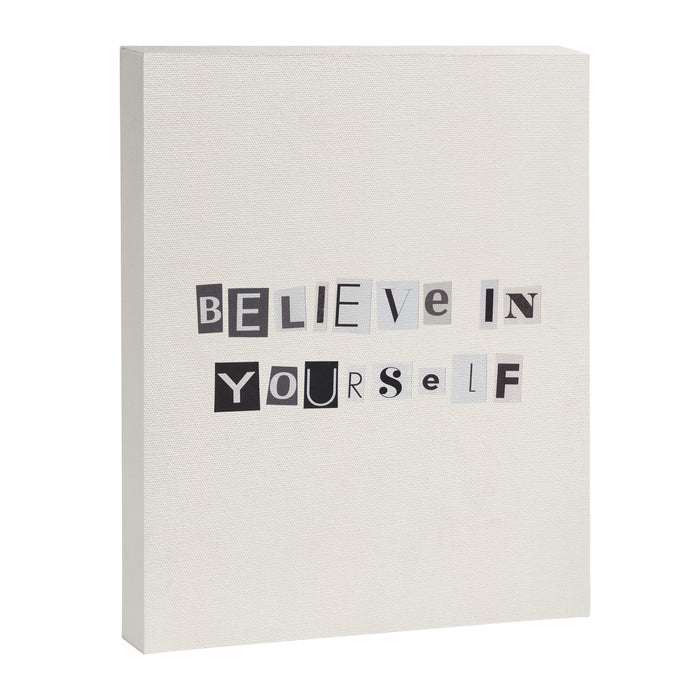 Believe in yourself / Daily Reminder #6 Canvas Print Gallery Image 1