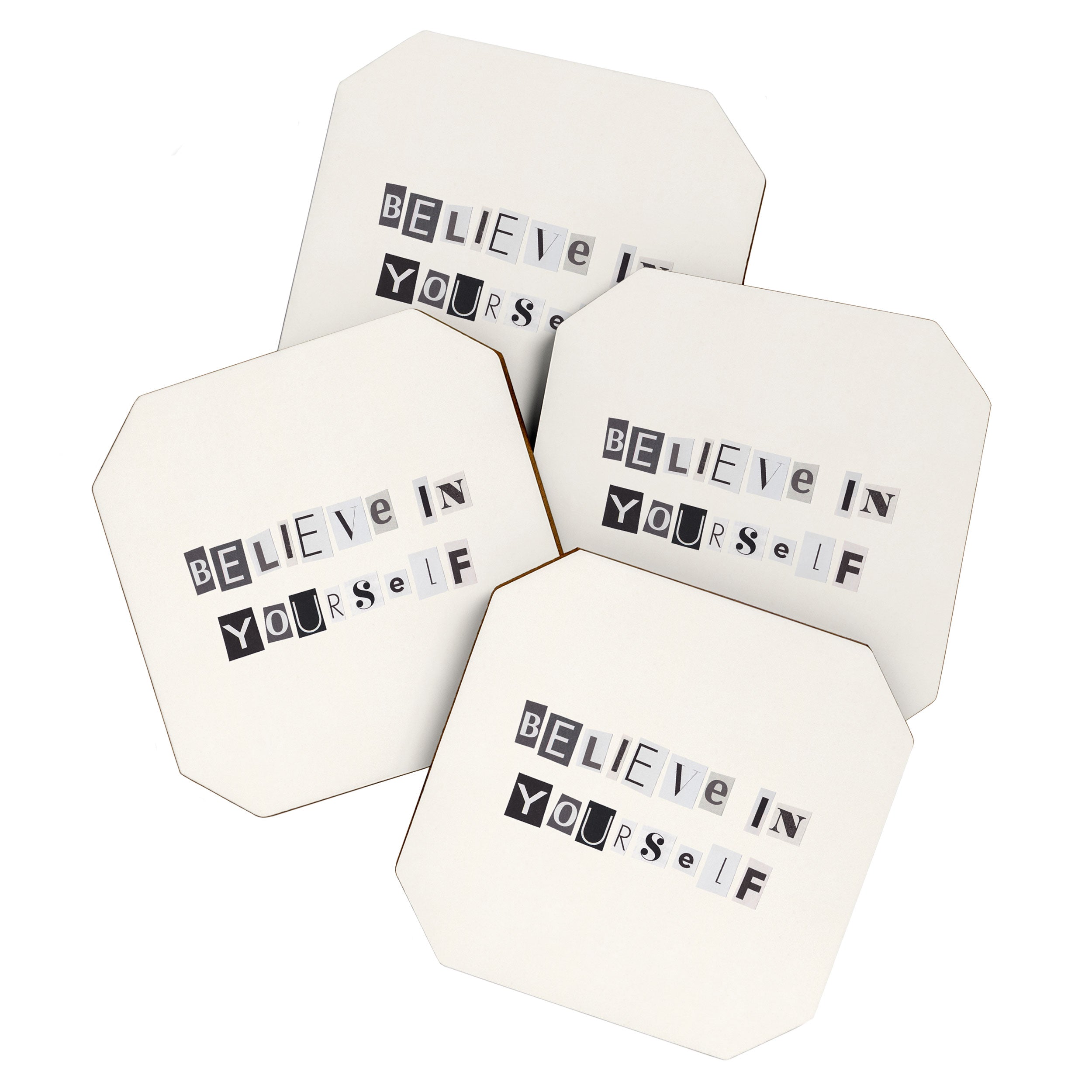 Believe in yourself / Daily Reminder #6 Coaster Gallery Image 1