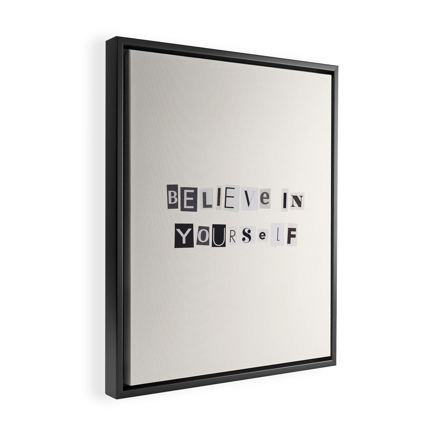 Believe in yourself / Daily Reminder #6 Framed Canvas Print Gallery Image 2