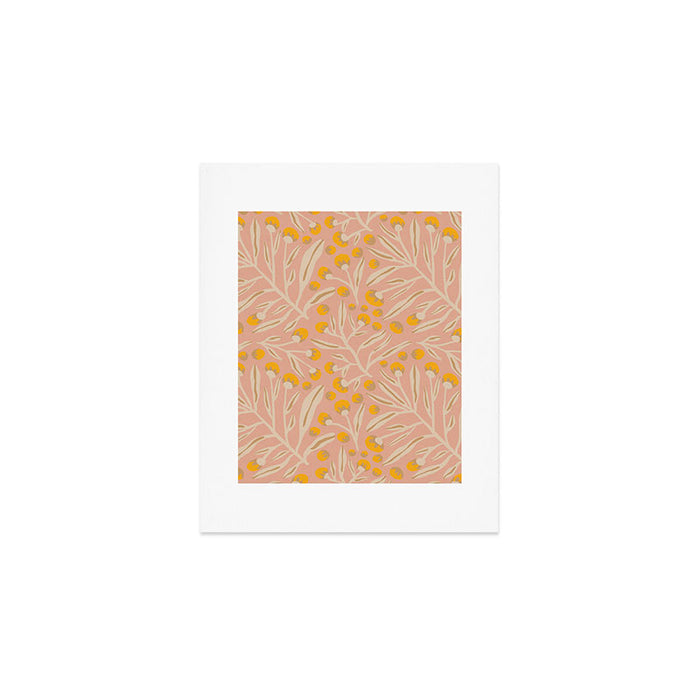 Berries / Peach & Yellow Art Print Gallery Image 1
