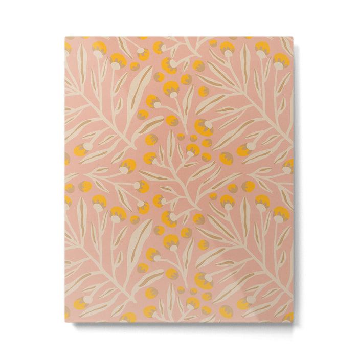 Berries / Peach & Yellow Metal Print Gallery Image 1