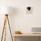 Black Brushstroke Canvas Print Gallery Image 2