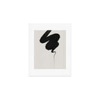 Black Brushstroke Art Print Gallery Image 1