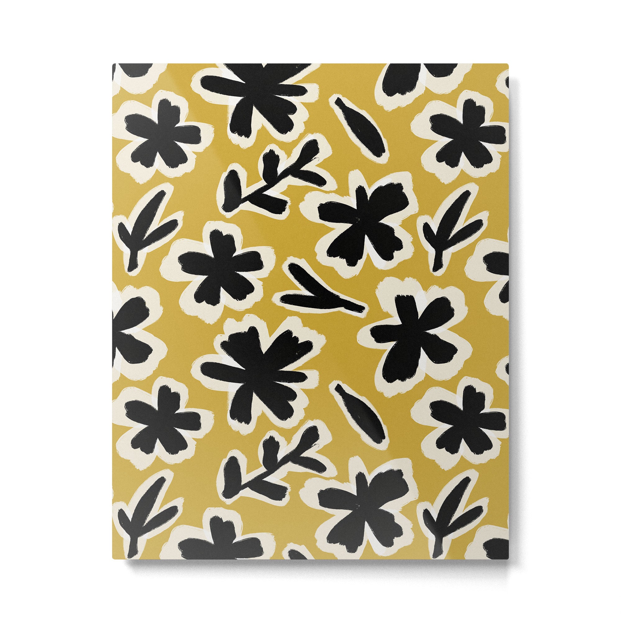 Black Florals #1 Metal Print Gallery Image 6