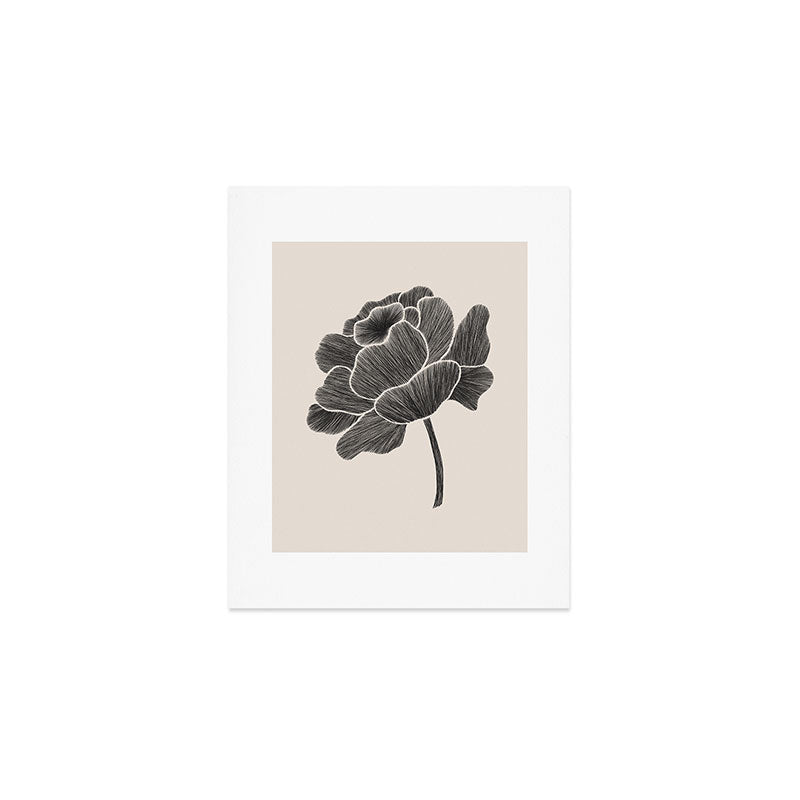 Black Peony I Art Print Gallery Image 1