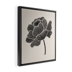 Black Peony I Framed Canvas Print Gallery Image 2