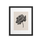 Black Peony I Framed Art Print Gallery Image 5