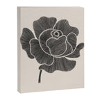 Black Peony II Canvas Print Gallery Image 6