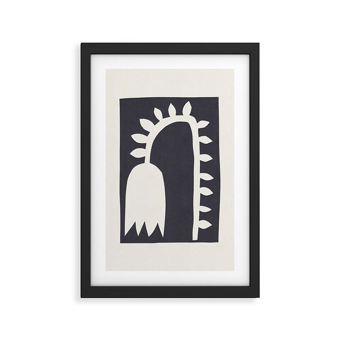 Black Tulip #2 - 2/5 Framed Art Print Gallery Image 1