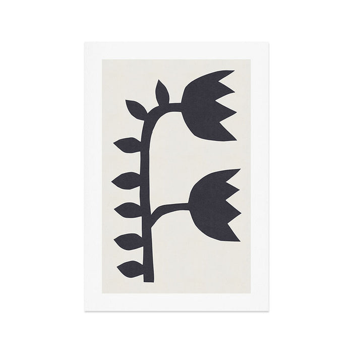 Black Tulips #1 - 3/5 Art Print Gallery Image 1