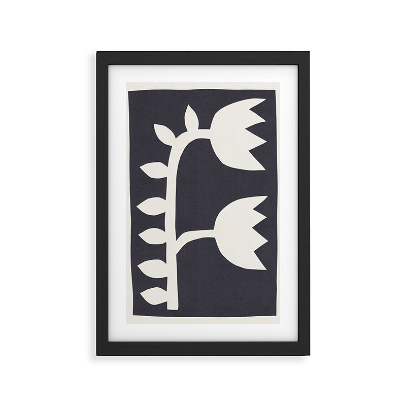 Black Tulips #2 - 4/5 Framed Art Print Gallery Image 2