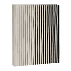 Black Vertical Lines Canvas Print Gallery Image 6