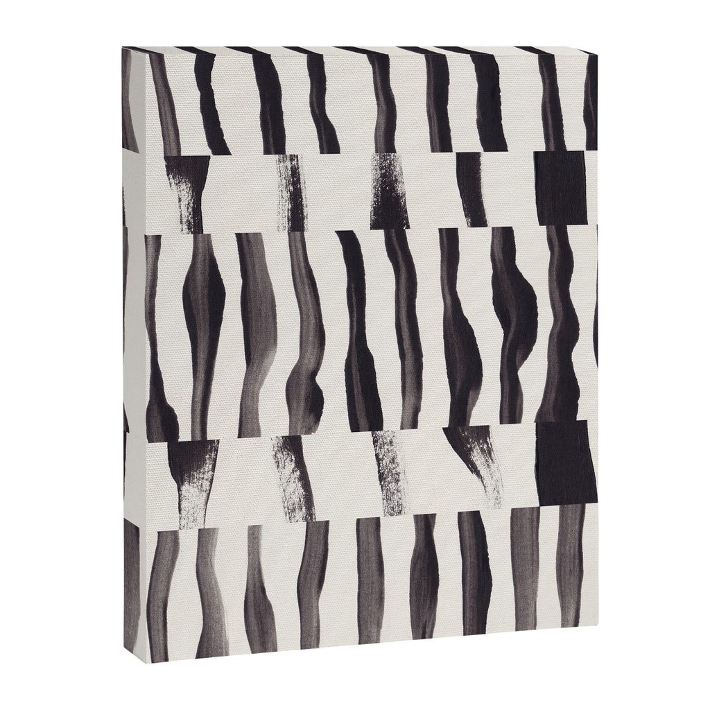 Black & White Abstract Collage #2 Canvas Print Gallery Image 8
