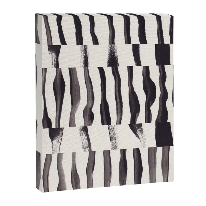 Black & White Abstract Collage #2 Canvas Print Gallery Image 1