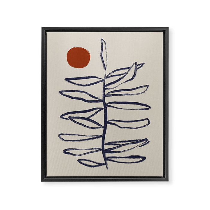 Blood Moon Framed Canvas Print Gallery Image 1