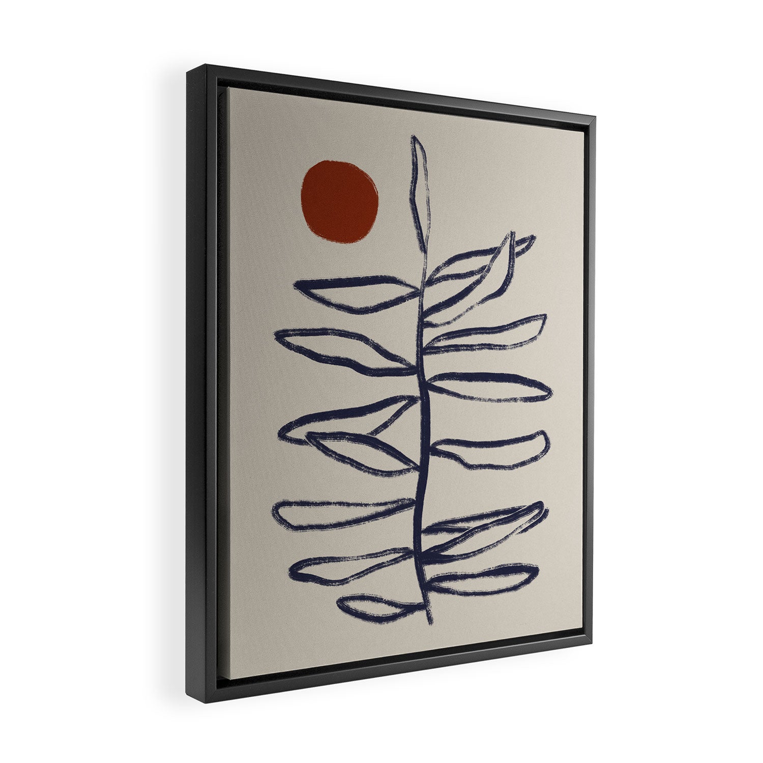 Blood Moon Framed Canvas Print Gallery Image 2
