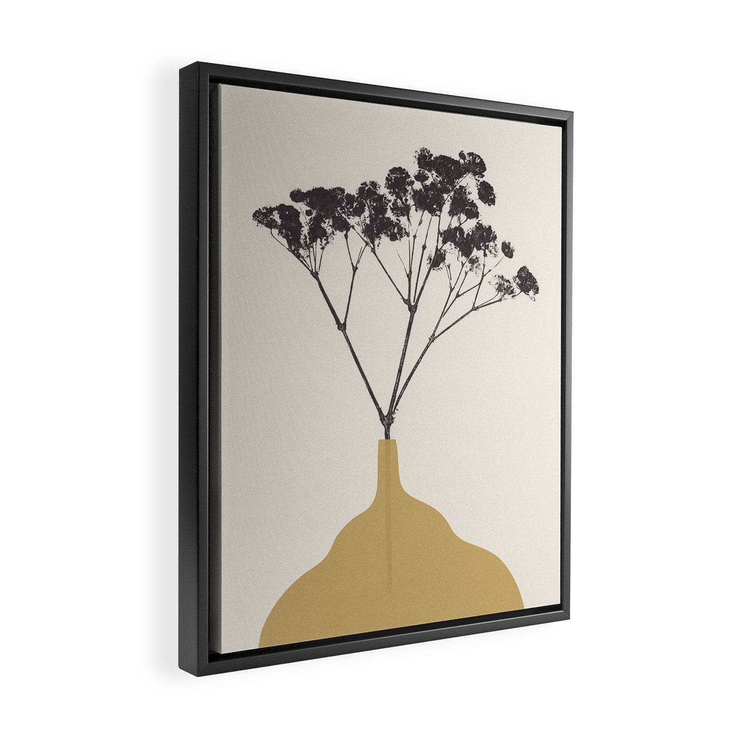 Blooms of Gypsophila #1 Framed Canvas Print Gallery Image 2