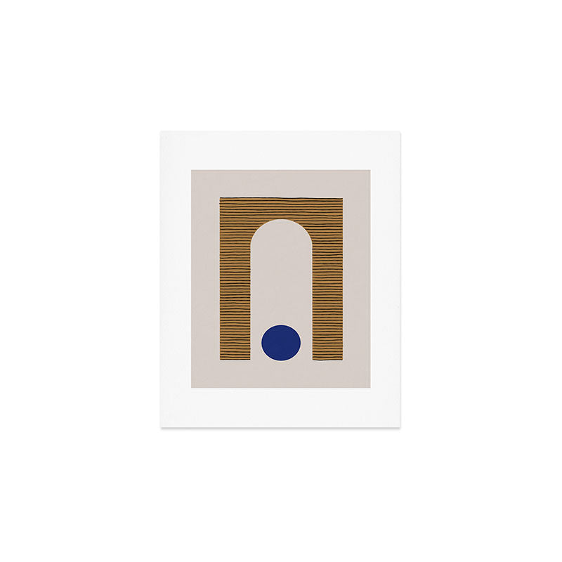 Blue Circle #1 Art Print Gallery Image 1