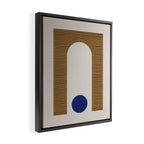 Blue Circle #1 Framed Canvas Print Gallery Image 2