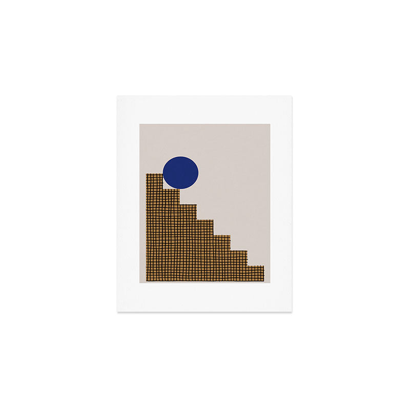 Blue Circle #2 Art Print Gallery Image 1