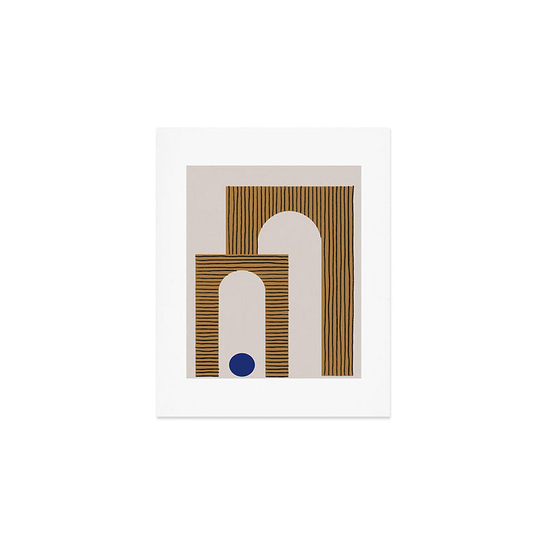 Blue Circle #3 Art Print Gallery Image 1