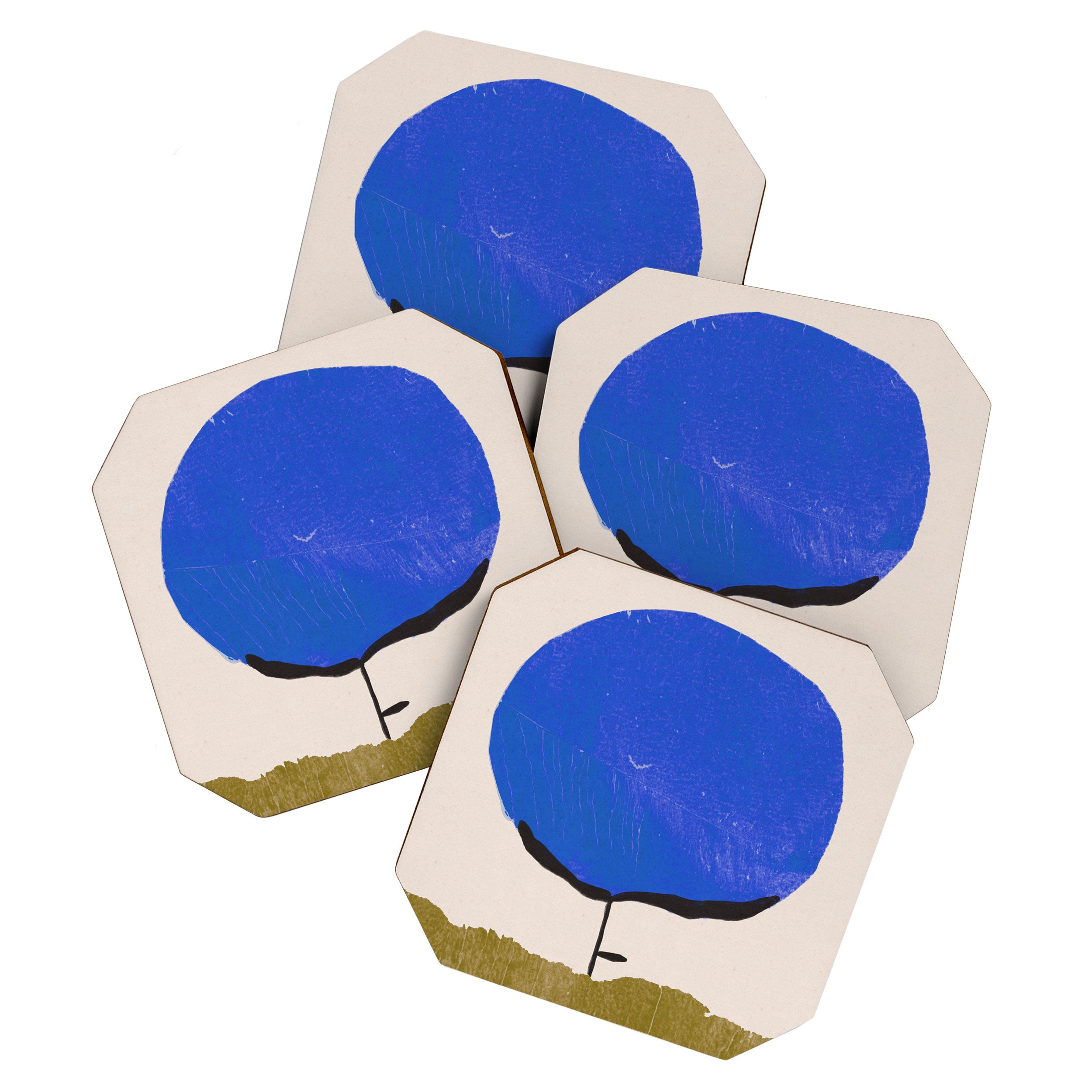 Blue Flower Coaster Gallery Image 1