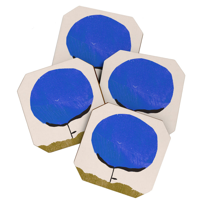 Blue Flower Coaster Gallery Image 1