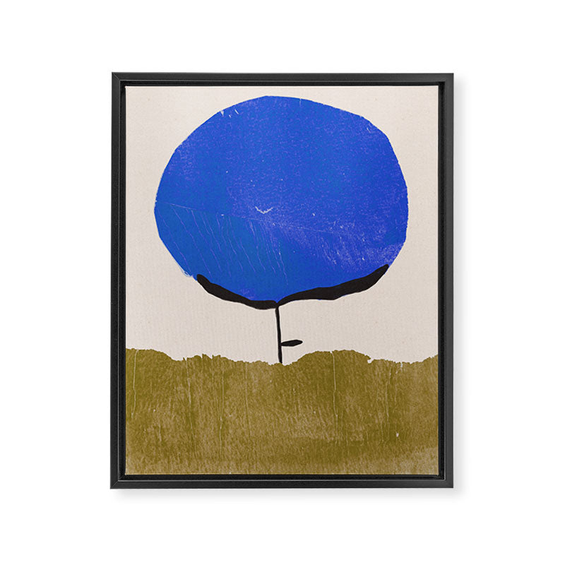 Blue Flower Framed Canvas Print Gallery Image 6