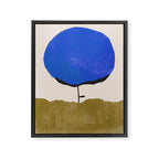 Blue Flower Framed Canvas Print Gallery Image 6