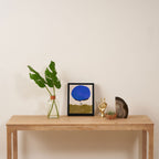 Blue Flower Framed Canvas Print Gallery Image 4