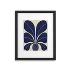 Blue Plant in a Pot #1 Framed Art Print Gallery Image 5