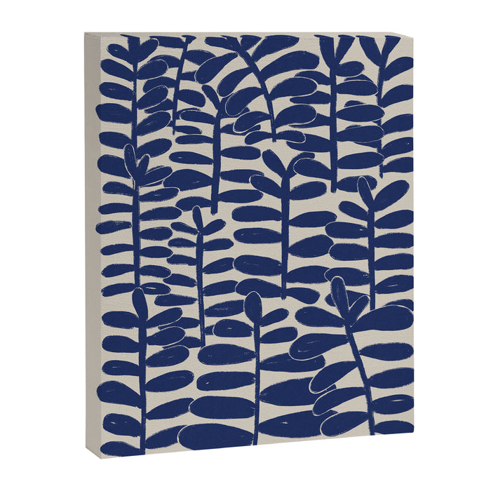 Blue Plants Canvas Print Gallery Image 1