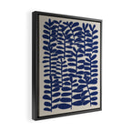 Blue Plants Framed Canvas Print Gallery Image 2
