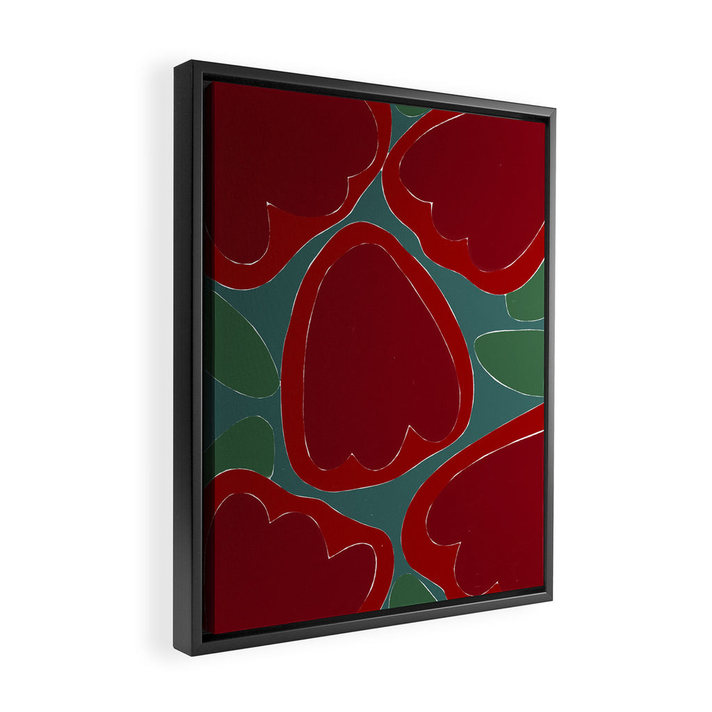 Bold Summer Pattern #2 Framed Canvas Print Gallery Image 2