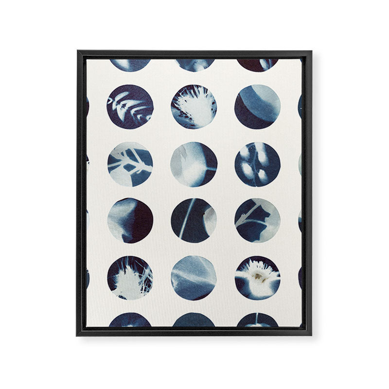 Botanical Cyanotypes Framed Canvas Print Gallery Image 8