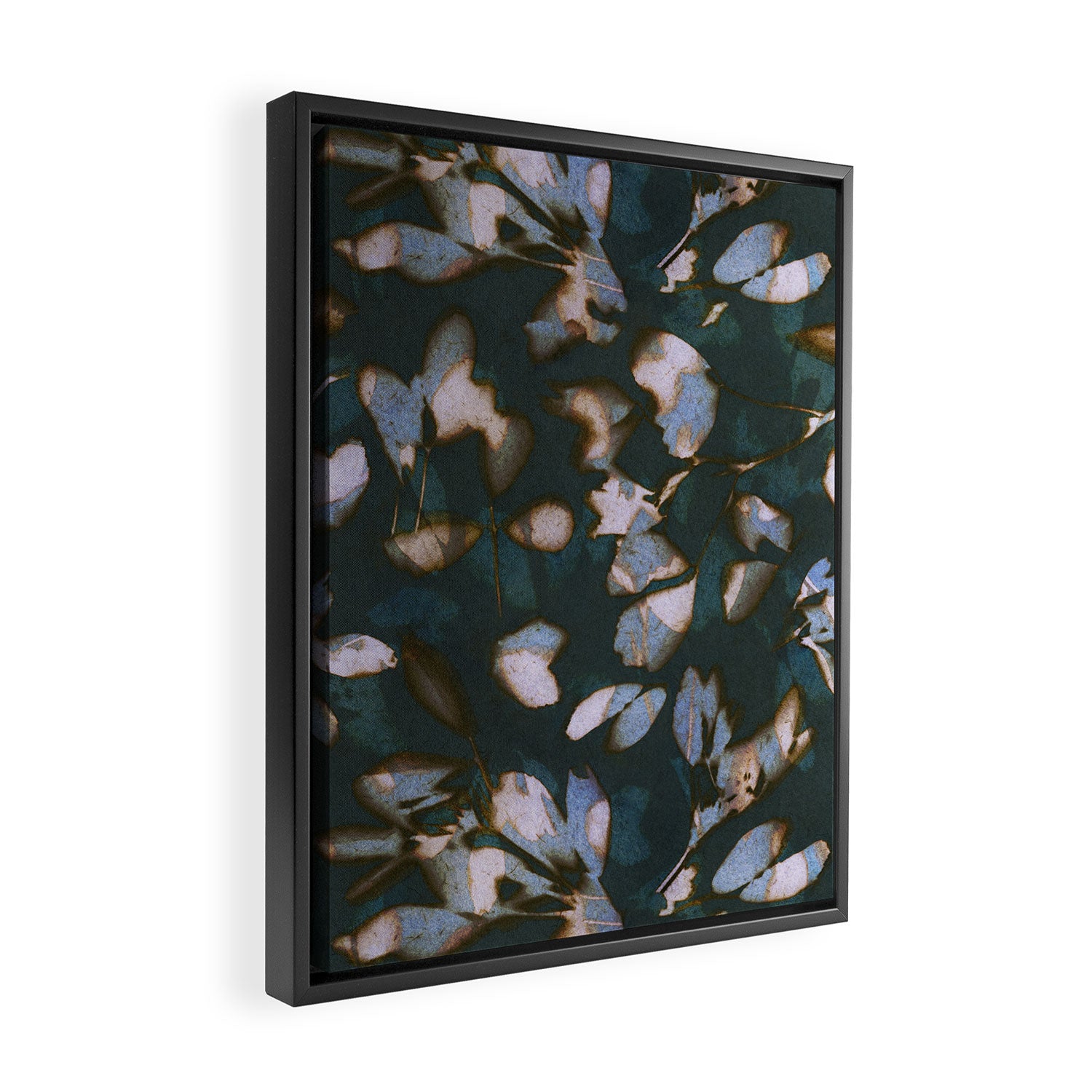 Botanical Shadows #3 Framed Canvas Print Gallery Image 2