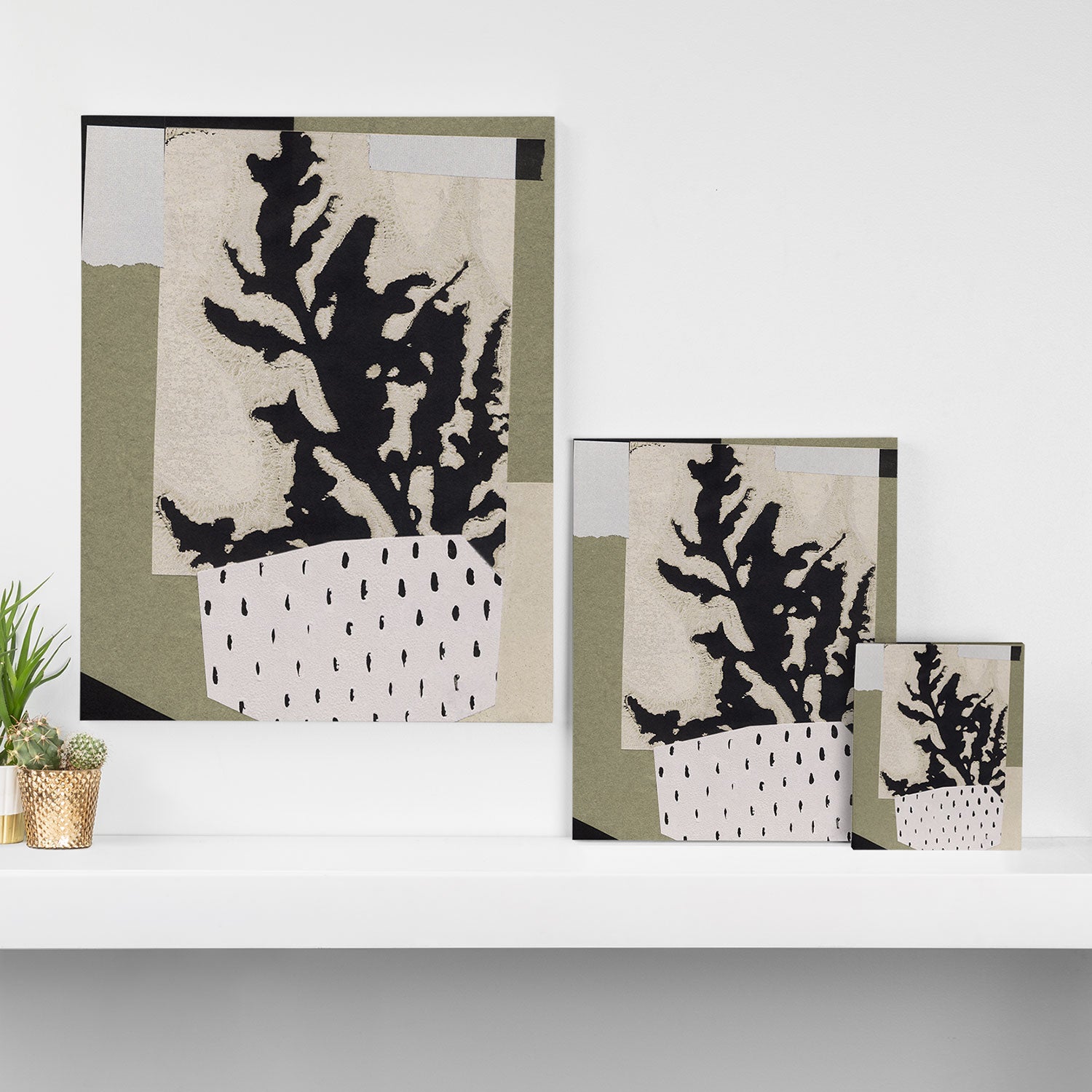 Botanical Shadows Canvas Print Gallery Image 3