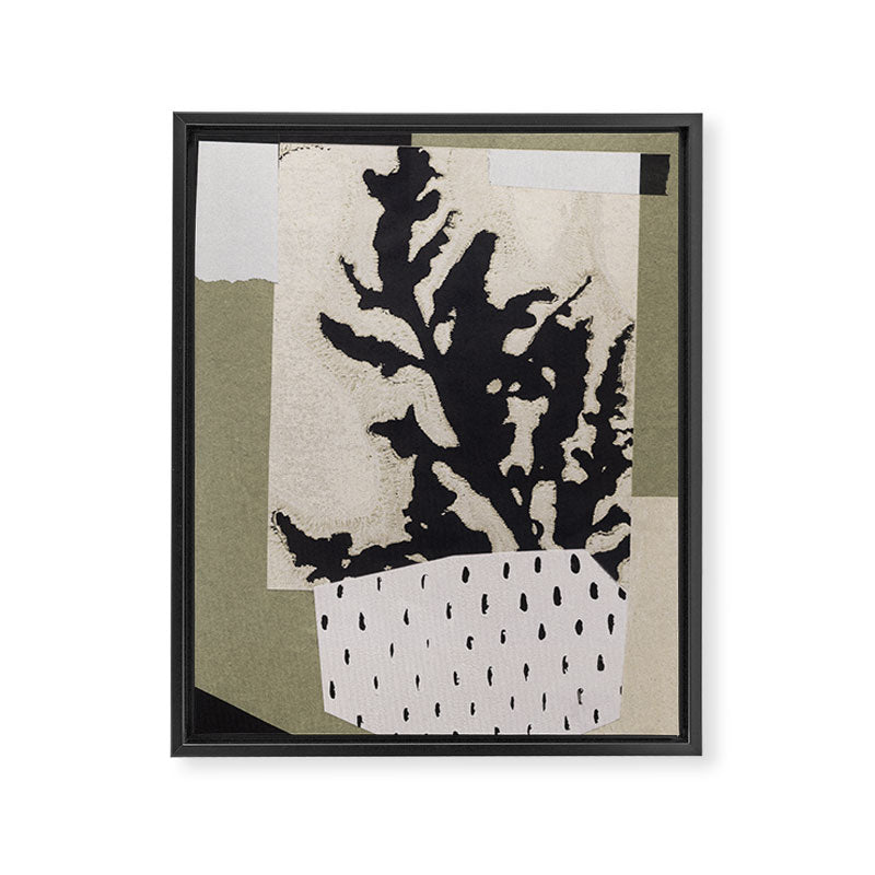 Botanical Shadows Framed Canvas Print Gallery Image 6