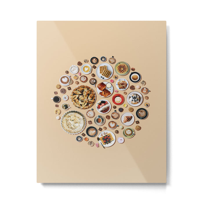Breakfast Metal Print Gallery Image 1