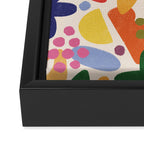 Bright Abstract Pattern #1 Framed Canvas Print Gallery Image 3