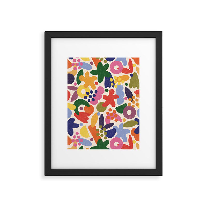 Bright Abstract Pattern #1 Framed Art Print Gallery Image 5